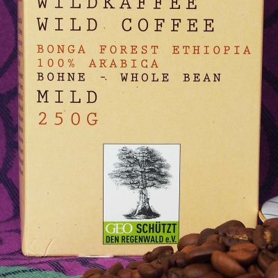 Bio Wildkaffee mild ganze Bohne