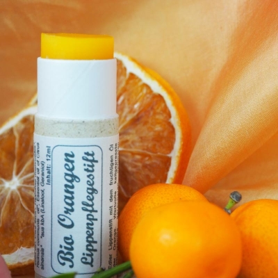 Lippenbalm Bio Orange 12ml  |  Neues Format  | +80% mehr...